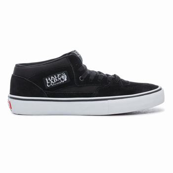 Damske Skate Obuv Vans Half Cab Pro Čierne/Biele VA63FXQNA